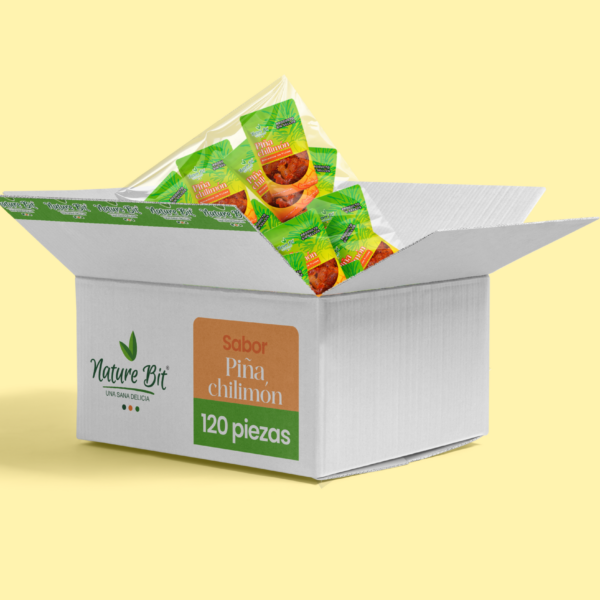 Caja con 120 pzs de Piña Chilimón